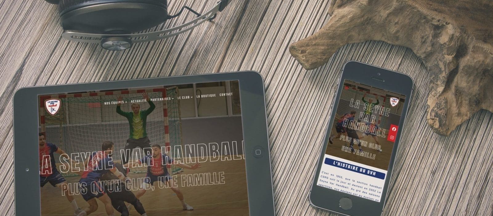 site web mockup